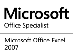 Microsoft Office Specialist for Excel 2007 logo
