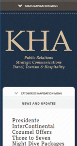 Picture of KHAPR Website on Mobile Device